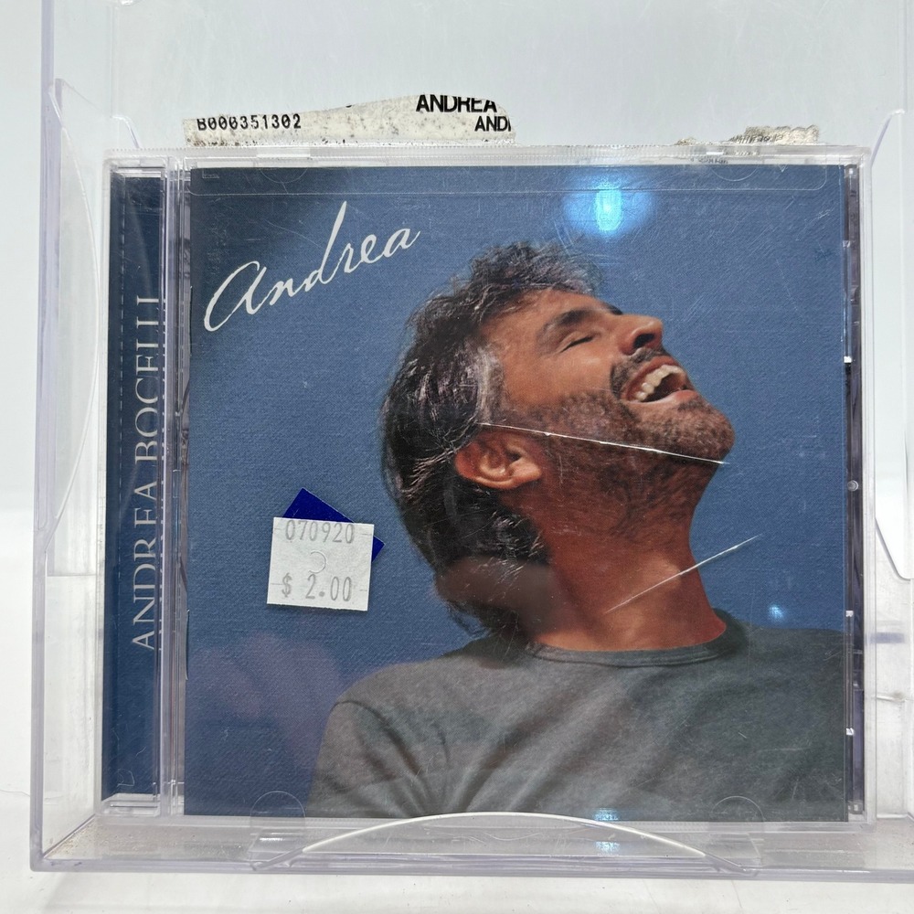 Andrea Bocelli Andrea CD Album 2004 Philips B0003513-02 Italian Pop Opera Tenor